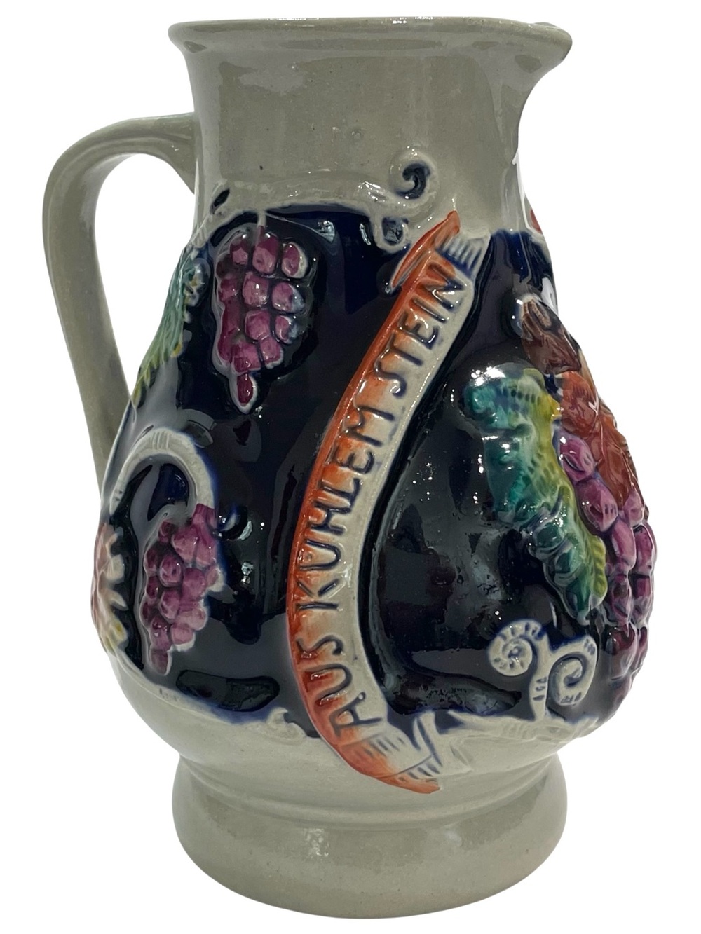 Vintage 1950s Zöller & Born German Small Stoneware Wine Pitcher